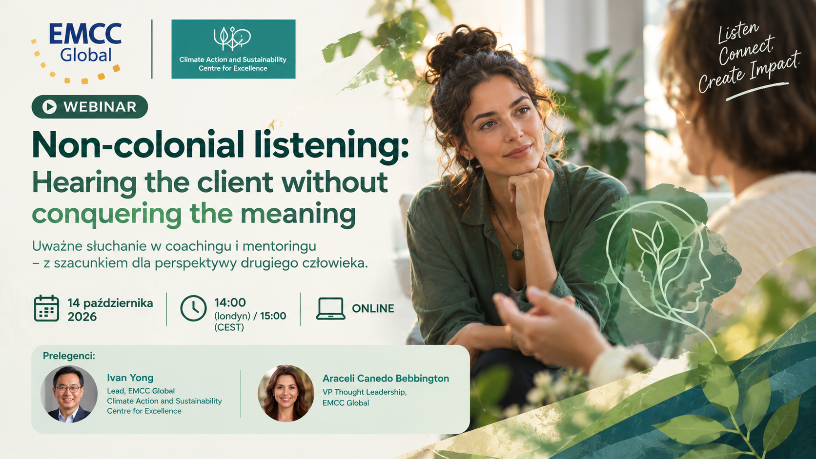 Webinar EMCC Global: Non-colonial listening | 14 października